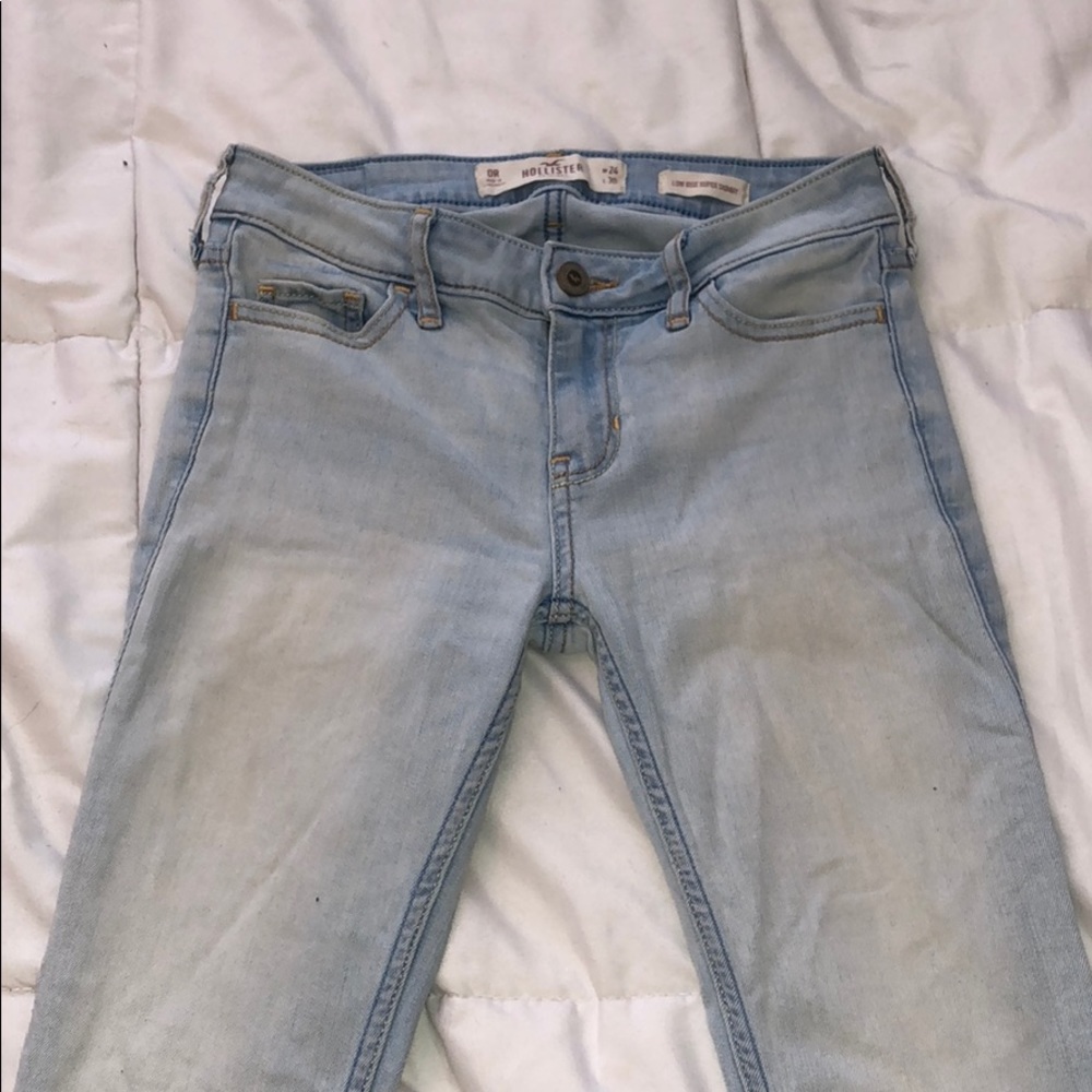 light blue hollister jeans